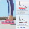 imageBuiltin Heel Grips Water Shoes for Kids Girls Boys Hiking Wide Barefoot Swim Beach Pool Big KidSeaweed Pink