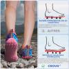 imageBuiltin Heel Grips Water Shoes for Kids Girls Boys Hiking Wide Barefoot Swim Beach Pool Big KidAzure Dream