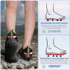 imageBuiltin Heel Grips Water Shoes for Kids Girls Boys Hiking Wide Barefoot Swim Beach Pool Big KidDark Warrior