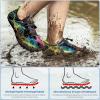 imageBuiltin Heel Grips Water Shoes for Kids Girls Boys Hiking Wide Barefoot Swim Beach Pool Big KidMagical Aurora