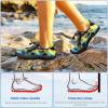 imageBuiltin Heel Grips Water Shoes for Kids Girls Boys Hiking Wide Barefoot Swim Beach Pool Big KidMagical Aurora