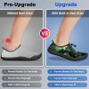 imageBuiltin Heel Grips Water Shoes for Kids Girls Boys Hiking Wide Barefoot Swim Beach Pool Big KidPrehistoric Dinosaur