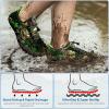 imageBuiltin Heel Grips Water Shoes for Kids Girls Boys Hiking Wide Barefoot Swim Beach Pool Big KidRainforest Crocodiles