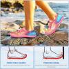 imageBuiltin Heel Grips Water Shoes for Kids Girls Boys Hiking Wide Barefoot Swim Beach Pool Big KidRomantic Galaxy