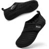 imageRacqua Kids Toddler Water Shoes Breathable Swim Shoes Quick Dry Beach Pool Lightweigh Aqua Shoes for Boys Girls ToddlerLittleBig KidBlack