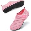 imageRacqua Kids Toddler Water Shoes Breathable Swim Shoes Quick Dry Beach Pool Lightweigh Aqua Shoes for Boys Girls ToddlerLittleBig KidPink