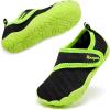 imageRacqua Toddler Boys Girls Baby Water Shoes QuickDry Lightweight Outdoor Sports Swim ShoesBabyToddlerWzk1656tblackGreen