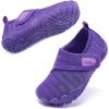 imageRacqua Toddler Boys Girls Baby Water Shoes QuickDry Lightweight Outdoor Sports Swim ShoesBabyToddlerWzk1656tpurple