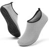 imageRacqua Water Shoes Swim Aqua Socks for Men WomenGrey