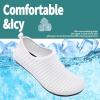 imageRacqua Water Shoes Swim Aqua Socks for Men WomenWhite3