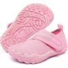 imageRacqua Toddler Boys Girls Baby Water Shoes QuickDry Lightweight Outdoor Sports Swim ShoesBabyToddlerWzk1656tpink