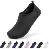 imageRacqua Water Shoes Swim Aqua Socks for Men WomenBlack1