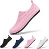 imageRacqua Water Shoes Swim Aqua Socks for Men WomenPink3