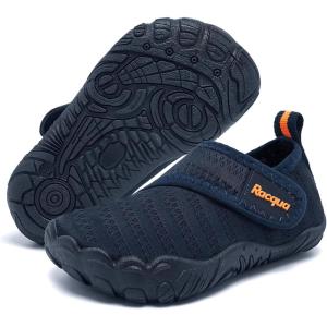 imageRacqua Toddler Boys Girls Baby Water Shoes QuickDry Lightweight Outdoor Sports Swim ShoesBabyToddlerWzk1656tnavyOrange
