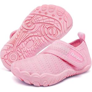 imageRacqua Toddler Boys Girls Baby Water Shoes QuickDry Lightweight Outdoor Sports Swim ShoesBabyToddlerWzk1656tpink