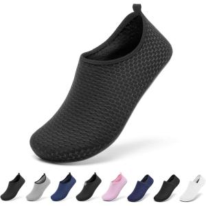 imageRacqua Water Shoes Swim Aqua Socks for Men WomenBlack1