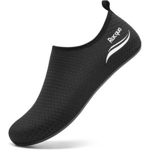 imageRacqua Water Shoes Swim Aqua Socks for Men WomenBlack3