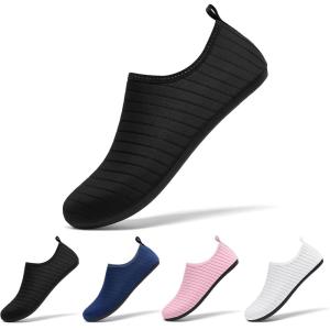 imageRacqua Water Shoes Swim Aqua Socks for Men WomenBlack4