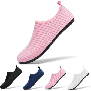 imageRacqua Water Shoes Swim Aqua Socks for Men WomenPink3