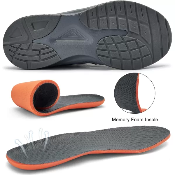 Mens White Sneaker Tennis Shoes  Slip On Running Shoes Memory Foam Lightweight Casual Walking Shoes for Athletic Workout GymCamouflage Grey
