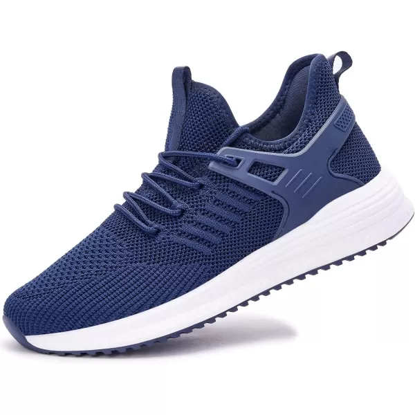 SDolphin Mens Running Shoes Sneakers  Tennis Workout Walking Gym Athletic Rubber Sole Breathable Comfortable Non Slip Fashion ShoesJblue