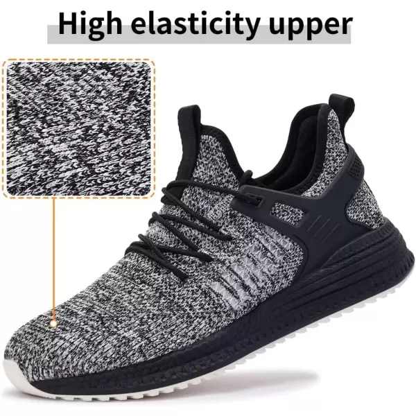 SDolphin Mens Running Shoes Sneakers  Tennis Workout Walking Gym Athletic Rubber Sole Breathable Comfortable Non Slip Fashion ShoesJmix Grey