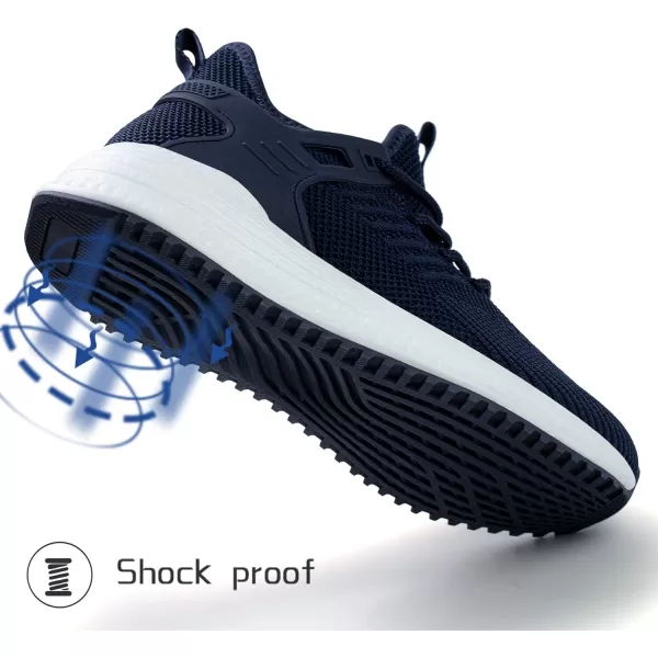 SDolphin Walking Running Shoes for Women  Lightweight Tennis Sneakers Gym Athletic Workout Fashion Nurse Memory Foam Non Slip on Nursing Walk Fashion Womans ShoesBlue