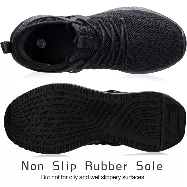 SDolphin Walking Running Shoes for Women  Lightweight Tennis Sneakers Gym Athletic Workout Fashion Nurse Memory Foam Non Slip on Nursing Walk Fashion Womans ShoesAll Blackbreathable