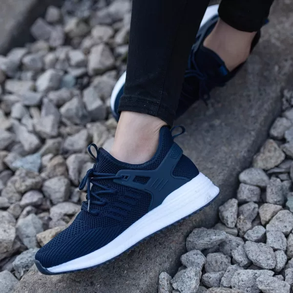 SDolphin Walking Running Shoes for Women  Lightweight Tennis Sneakers Gym Athletic Workout Fashion Nurse Memory Foam Non Slip on Nursing Walk Fashion Womans ShoesBlue