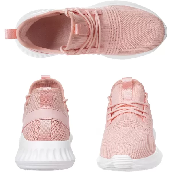 Womens Tennis Shoes  Women Sneakers Workout Running Walking Athletic Gym Fashion Lightweight Nursing Casual Light Shoes Coral Pink
