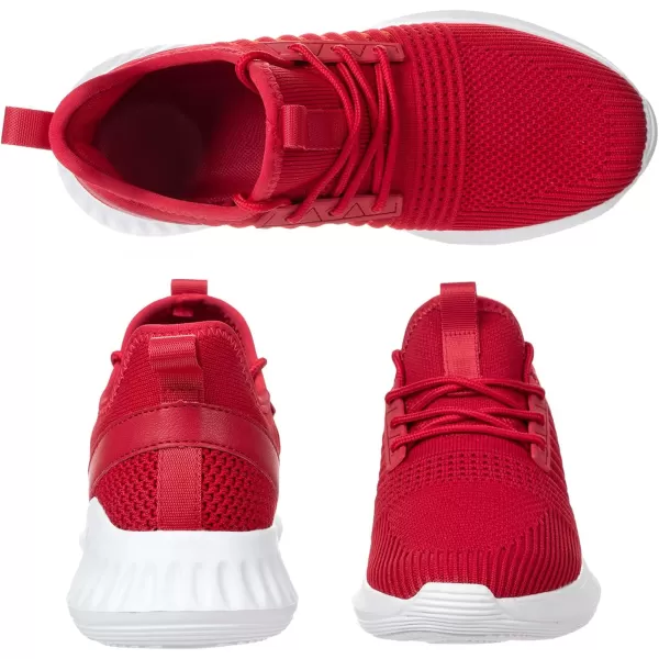 Womens Tennis Shoes  Women Sneakers Workout Running Walking Athletic Gym Fashion Lightweight Nursing Casual Light Shoes Red