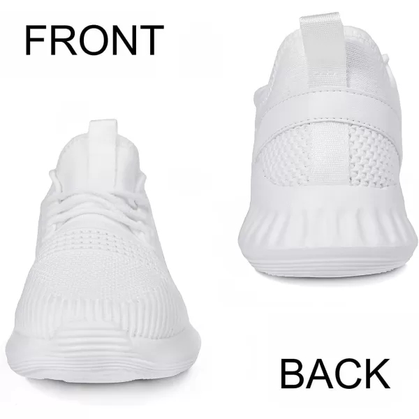 Womens Tennis Shoes  Women Sneakers Workout Running Walking Athletic Gym Fashion Lightweight Nursing Casual Light ShoesWhite