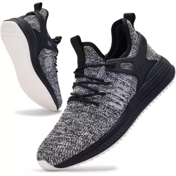SDolphin Mens Running Shoes Sneakers  Tennis Workout Walking Gym Athletic Rubber Sole Breathable Comfortable Non Slip Fashion ShoesJmix Grey
