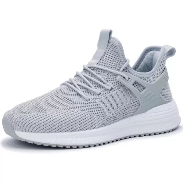 SDolphin Mens Running Shoes Sneakers  Tennis Workout Walking Gym Athletic Rubber Sole Breathable Comfortable Non Slip Fashion ShoesKgrey