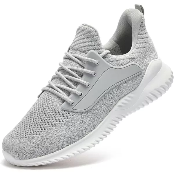 Womens Walking Shoes  Slip On Tennis Running Shoes Memory Foam Lightweight Breathable Comfortable Sneakers for Athletic Workout Gym NursingGrey