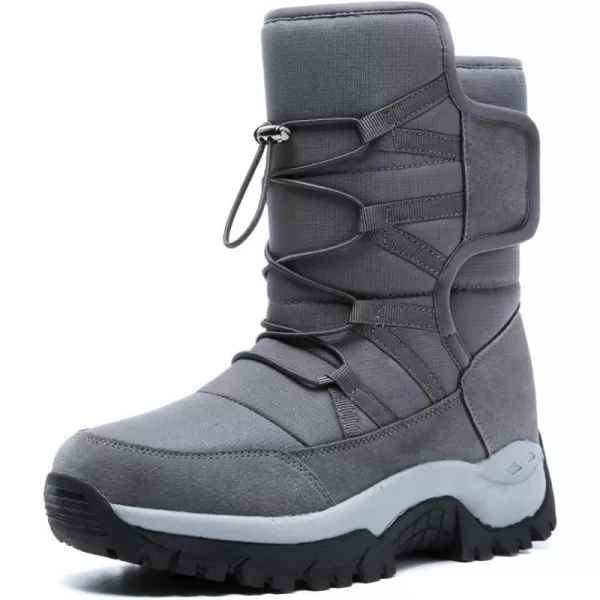 Womens Waterproof Winter Snow Boots Lightweight Warm Faux Fur LinedPink
