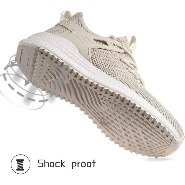 Wide Shoes for Women Wide Walking Shoes Width Running Shoes Wide Tennis Gym Workout Athletic Sneakers for WomenBeige