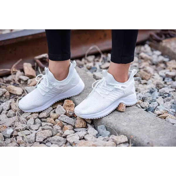 Wide Shoes for Women Wide Walking Shoes Width Running Shoes Wide Tennis Gym Workout Athletic Sneakers for WomenWhite