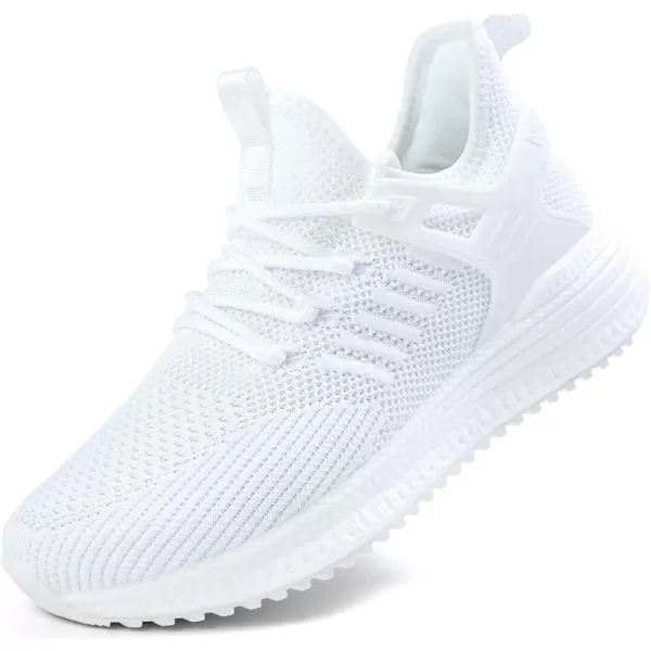 Wide Shoes for Women Wide Walking Shoes Width Running Shoes Wide Tennis Gym Workout Athletic Sneakers for WomenWhite