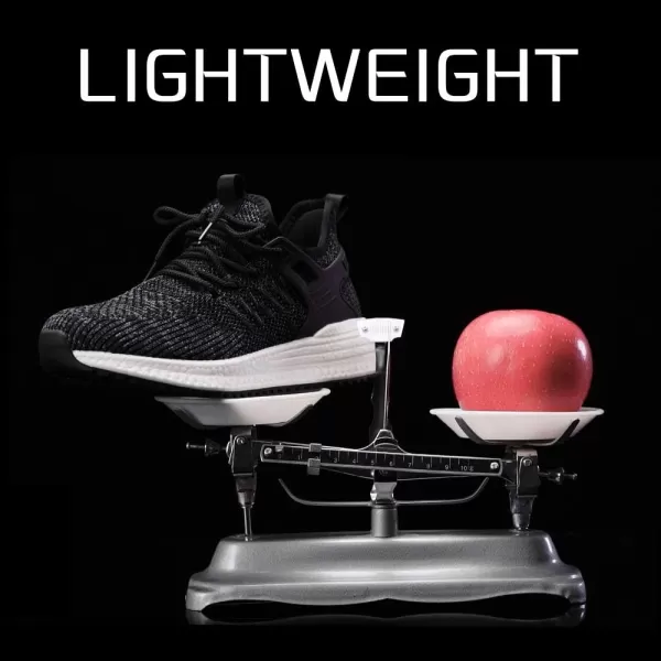 SDolphin Running Shoes Women Sneakers  Comfortable Memory Foam Lightweight Walking Tennis Workout Athletic ShoesBlack White