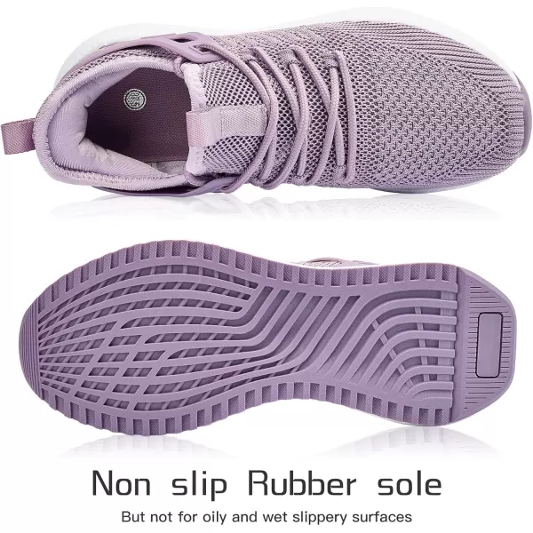 SDolphin Running Shoes Women Sneakers  Comfortable Memory Foam Lightweight Walking Tennis Workout Athletic ShoesViolet Purple