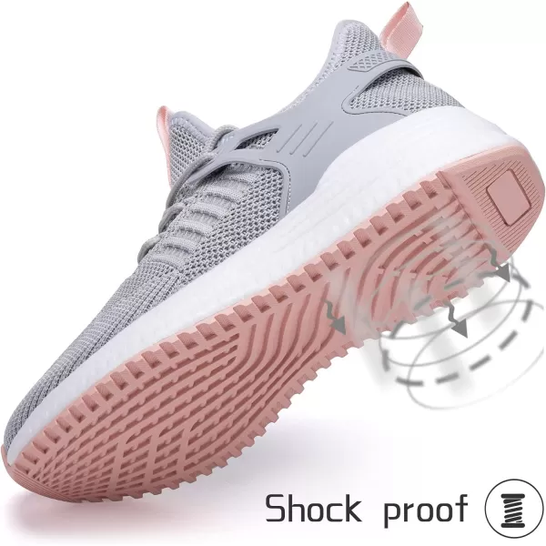 SDolphin Running Walking Shoes Women  Womens Tennis Shoes Walking Sneakers Gym Workout Athletic Lightweight Exercise Training Grey Shoes