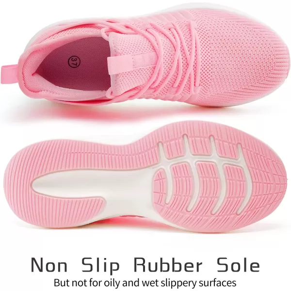 SDolphin Sneakers for Women Walking Shoes  Running Tennis Gym Athletic Workout Nursing Comfortable Mesh Lightweight Non Slip Support Shoes Pink