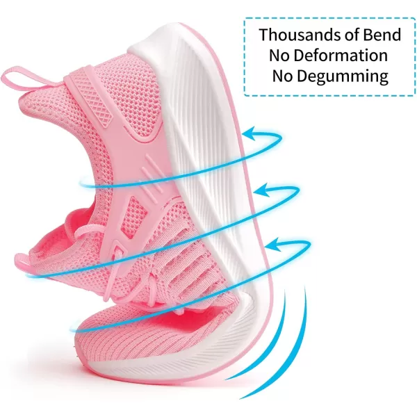 SDolphin Sneakers for Women Walking Shoes  Running Tennis Gym Athletic Workout Nursing Comfortable Mesh Lightweight Non Slip Support Shoes Pink