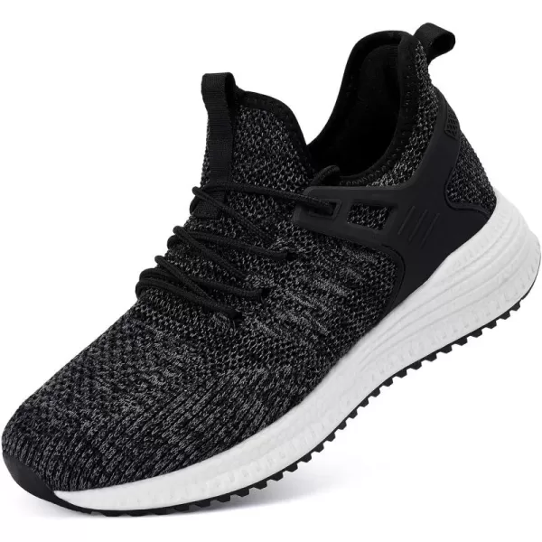 SDolphin Running Shoes Women Sneakers  Comfortable Memory Foam Lightweight Walking Tennis Workout Athletic ShoesBlack White