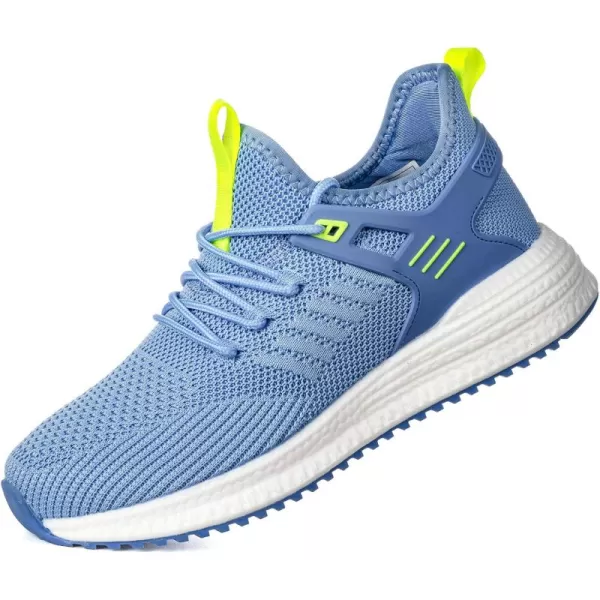 SDolphin Running Shoes Women Sneakers  Comfortable Memory Foam Lightweight Walking Tennis Workout Athletic ShoesLight Blue