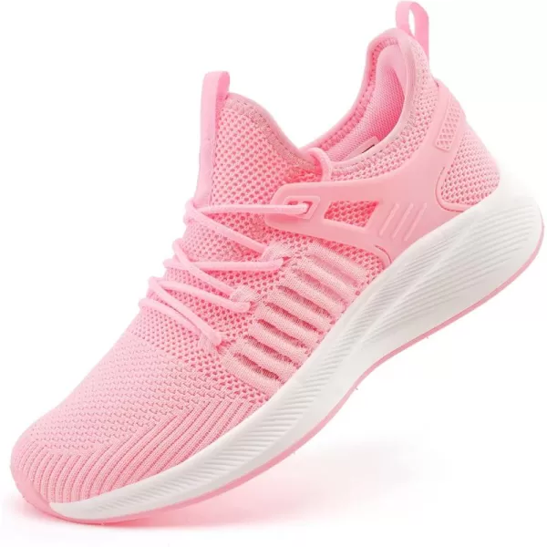 SDolphin Sneakers for Women Walking Shoes  Running Tennis Gym Athletic Workout Nursing Comfortable Mesh Lightweight Non Slip Support Shoes Pink