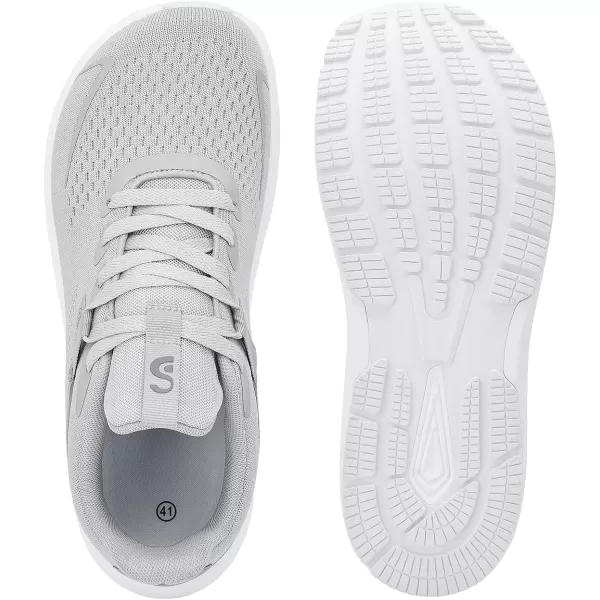 imageSDolphin Mens Athletic Sneakers Black Lightweight Breathable MeshGrey