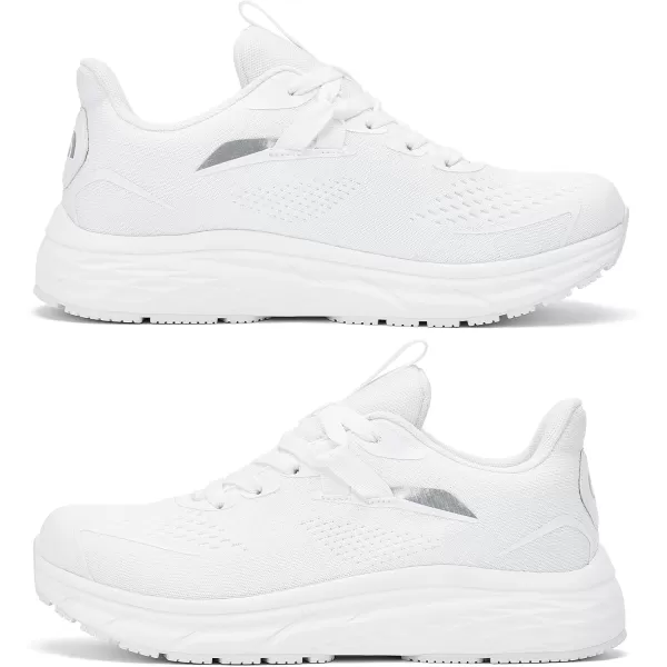 imageSDolphin Mens Athletic Sneakers Black Lightweight Breathable MeshWhite