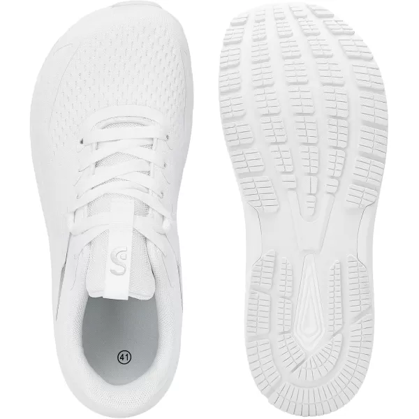 imageSDolphin Mens Athletic Sneakers Black Lightweight Breathable MeshWhite